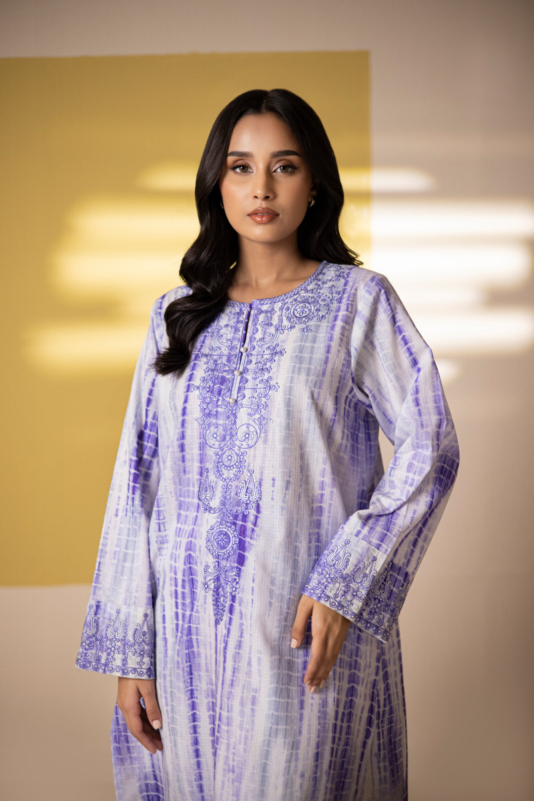 Zellbury | Summer Pret | Embroidered Kurta Trouser - 3217 - House Of Hania