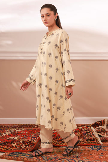 Zellbury | Summer Pret | Embroidered Kurta Trouser - 3321 - House Of Hania
