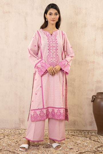 Zellbury | Summer Pret | Embroidered Kurta Trouser - 3331 - House Of Hania