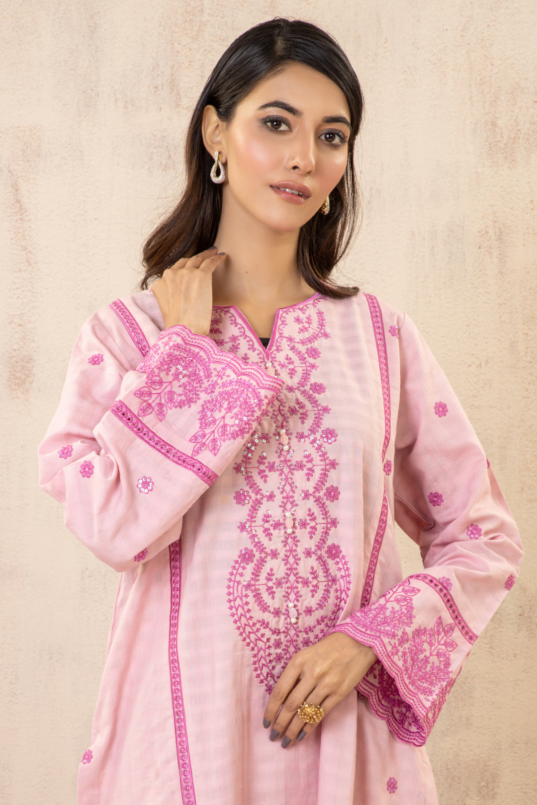 Zellbury | Summer Pret | Embroidered Kurta Trouser - 3331 - House Of Hania