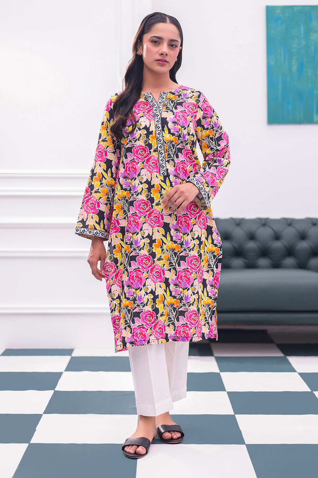 Zellbury | Summer Pret | Kurta - 2791 - House Of Hania
