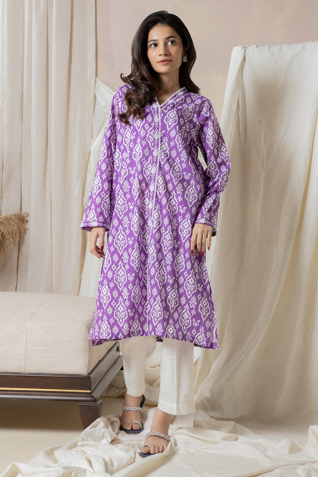 Zellbury | Summer Pret | Kurta - 2844 - House Of Hania
