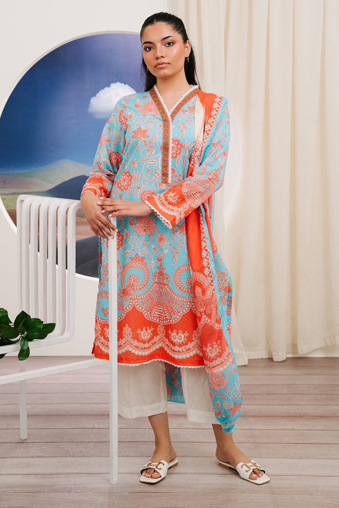 Zellbury | Summer Pret | Kurta Dupatta - 2060 - House Of Hania