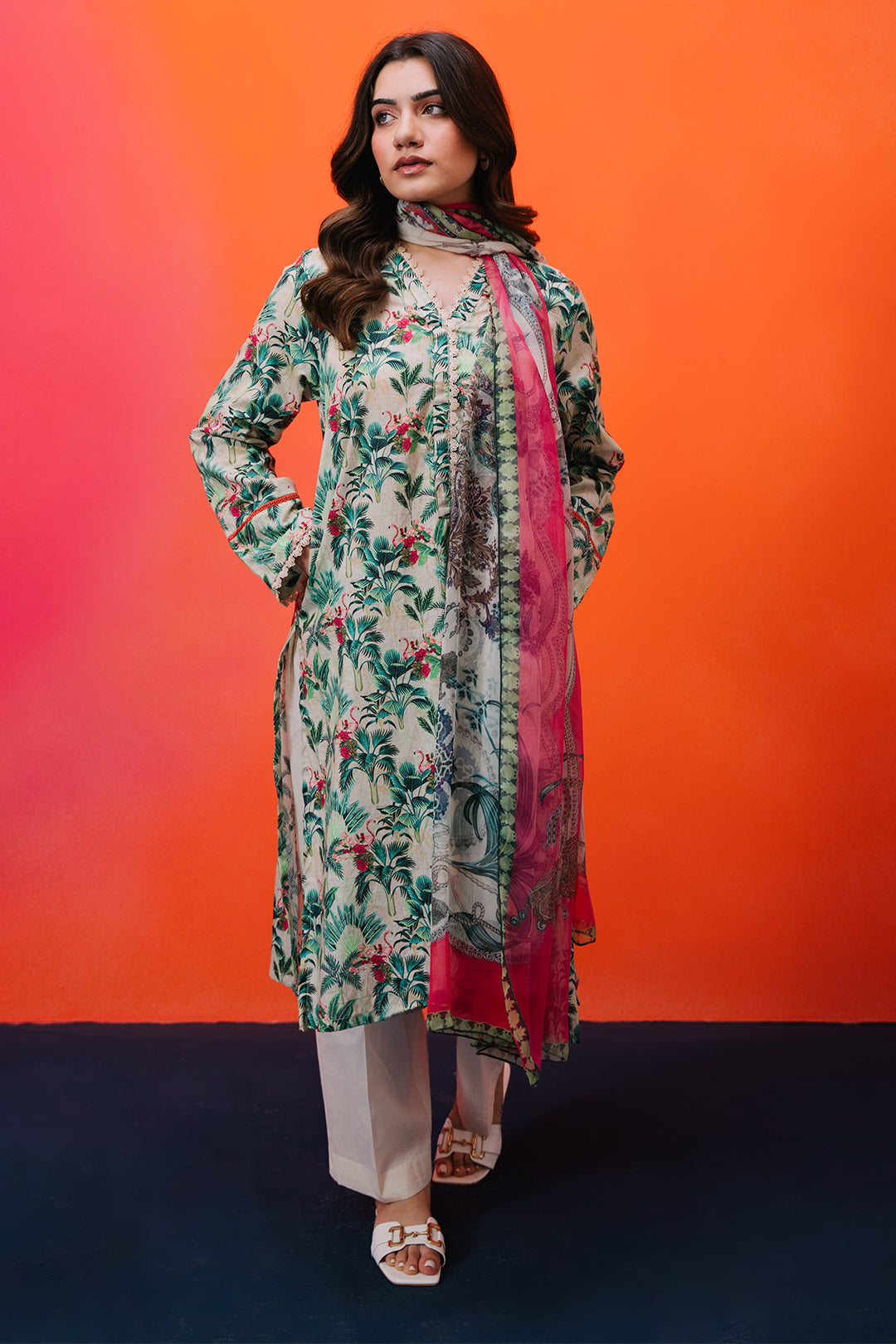 Zellbury | Summer Pret | Kurta Dupatta - 2064 - House Of Hania