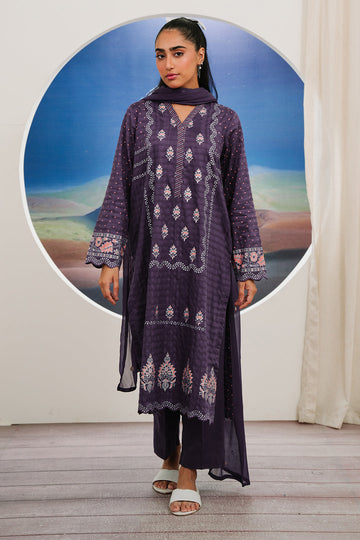 Zellbury | Summer Pret | Kurta Dupatta Trouser - 1102 - House Of Hania