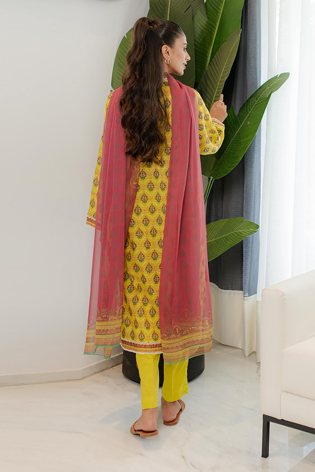 Zellbury | Summer Pret | Kurta Dupatta Trouser - 1746 - House Of Hania