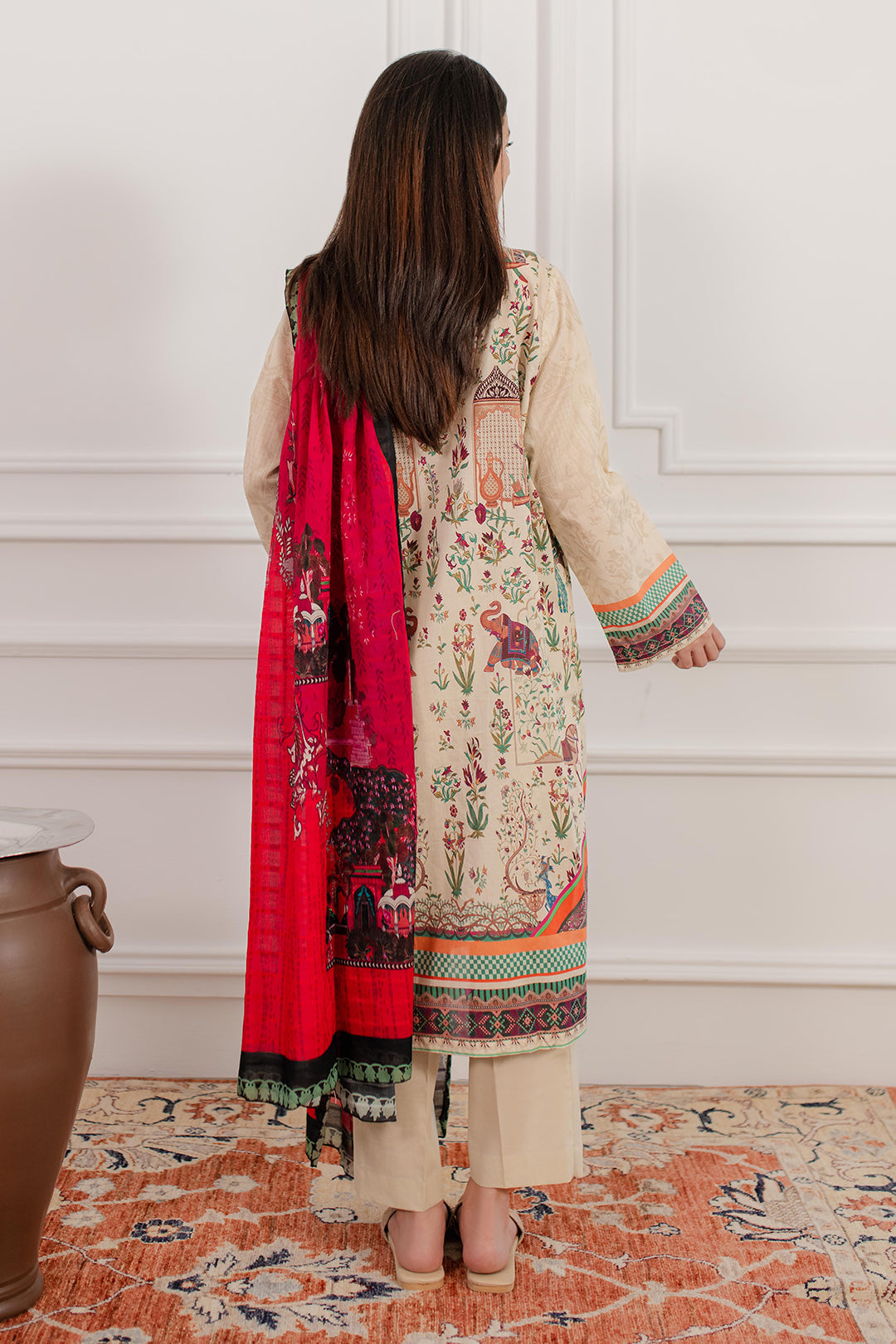 Zellbury | Summer Pret | Kurta Dupatta Trouser - 2098 - House Of Hania