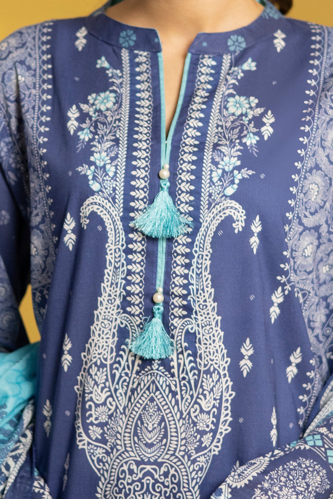 Zellbury | Summer Pret | Kurta Dupatta Trouser - 2102 - House Of Hania