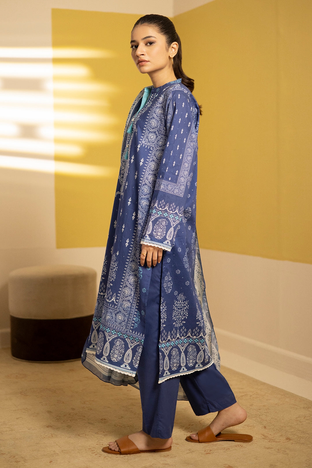 Zellbury | Summer Pret | Kurta Dupatta Trouser - 2102 - House Of Hania