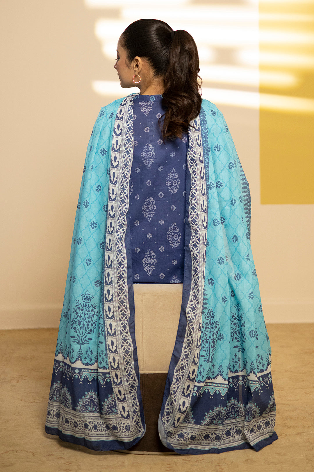 Zellbury | Summer Pret | Kurta Dupatta Trouser - 2102 - House Of Hania