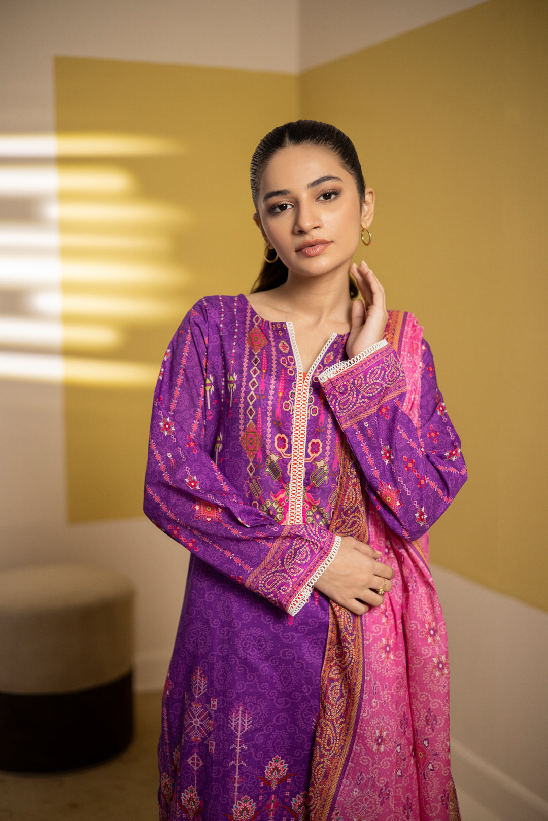 Zellbury | Summer Pret | Kurta Dupatta Trouser - 2110 - House Of Hania