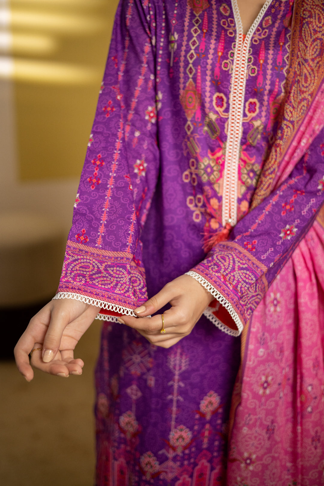 Zellbury | Summer Pret | Kurta Dupatta Trouser - 2110 - House Of Hania