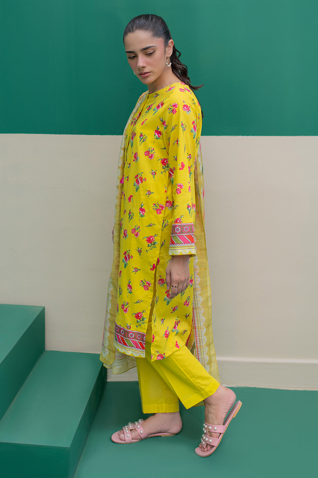 Zellbury | Summer Pret | Kurta Dupatta Trouser - 2111 - House Of Hania