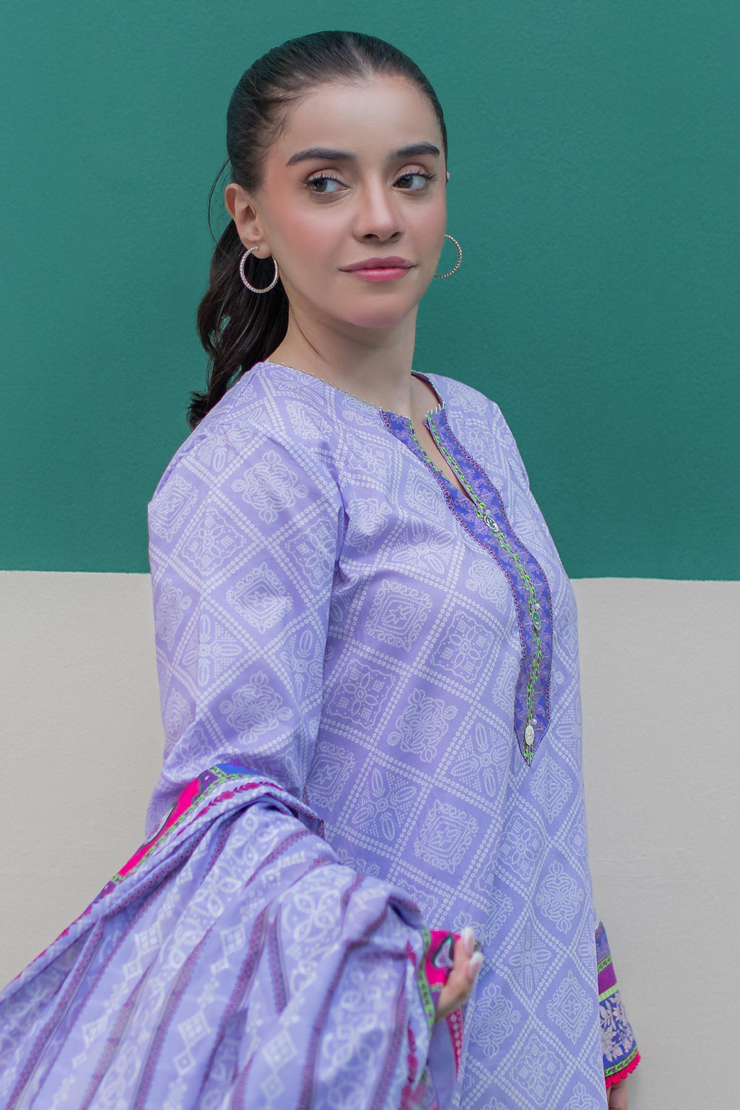 Zellbury | Summer Pret | Kurta Dupatta Trouser - 2828 - House Of Hania