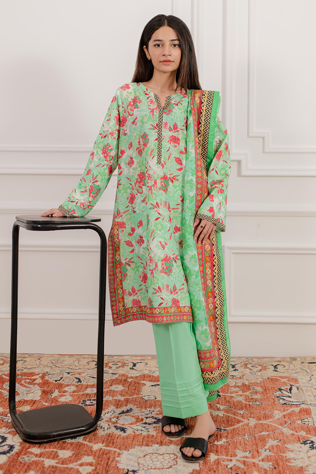 Zellbury | Summer Pret | Kurta Dupatta Trouser - 2829 - House Of Hania