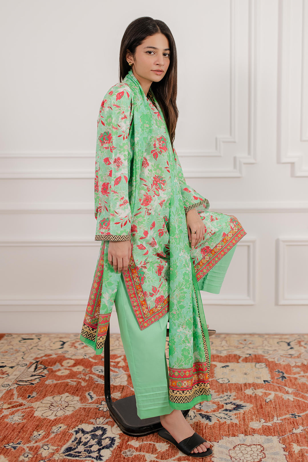 Zellbury | Summer Pret | Kurta Dupatta Trouser - 2829 - House Of Hania