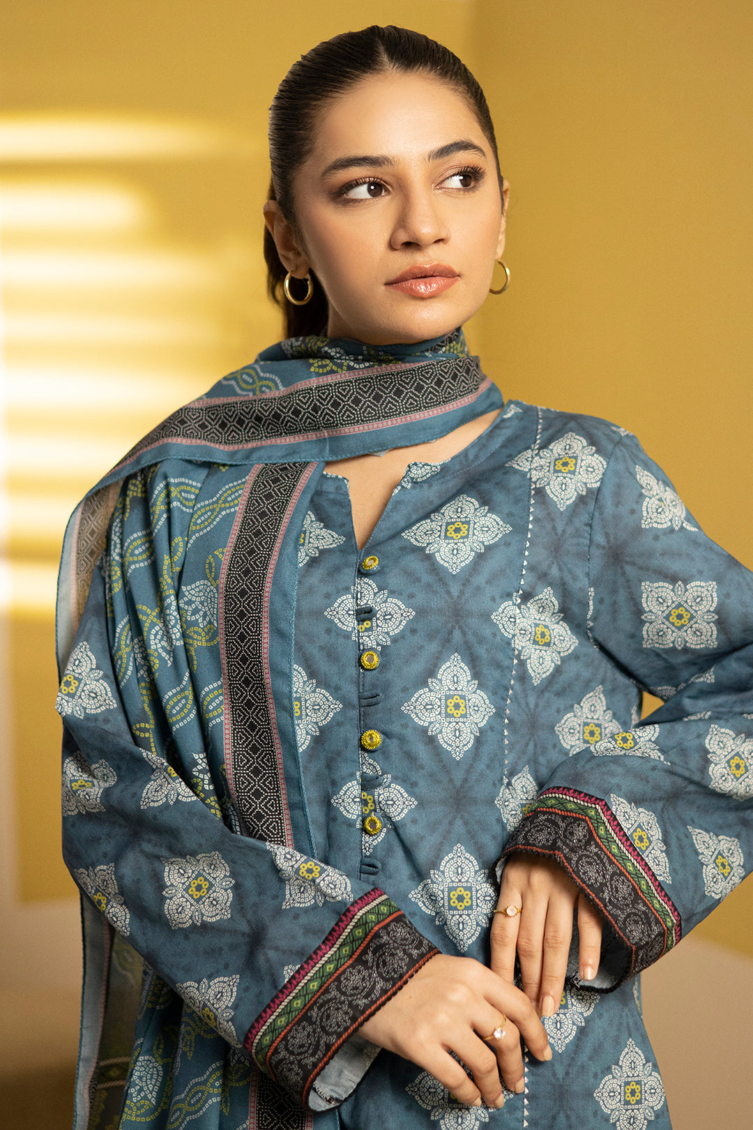 Zellbury | Summer Pret | Kurta Dupatta Trouser - 3244 - House Of Hania