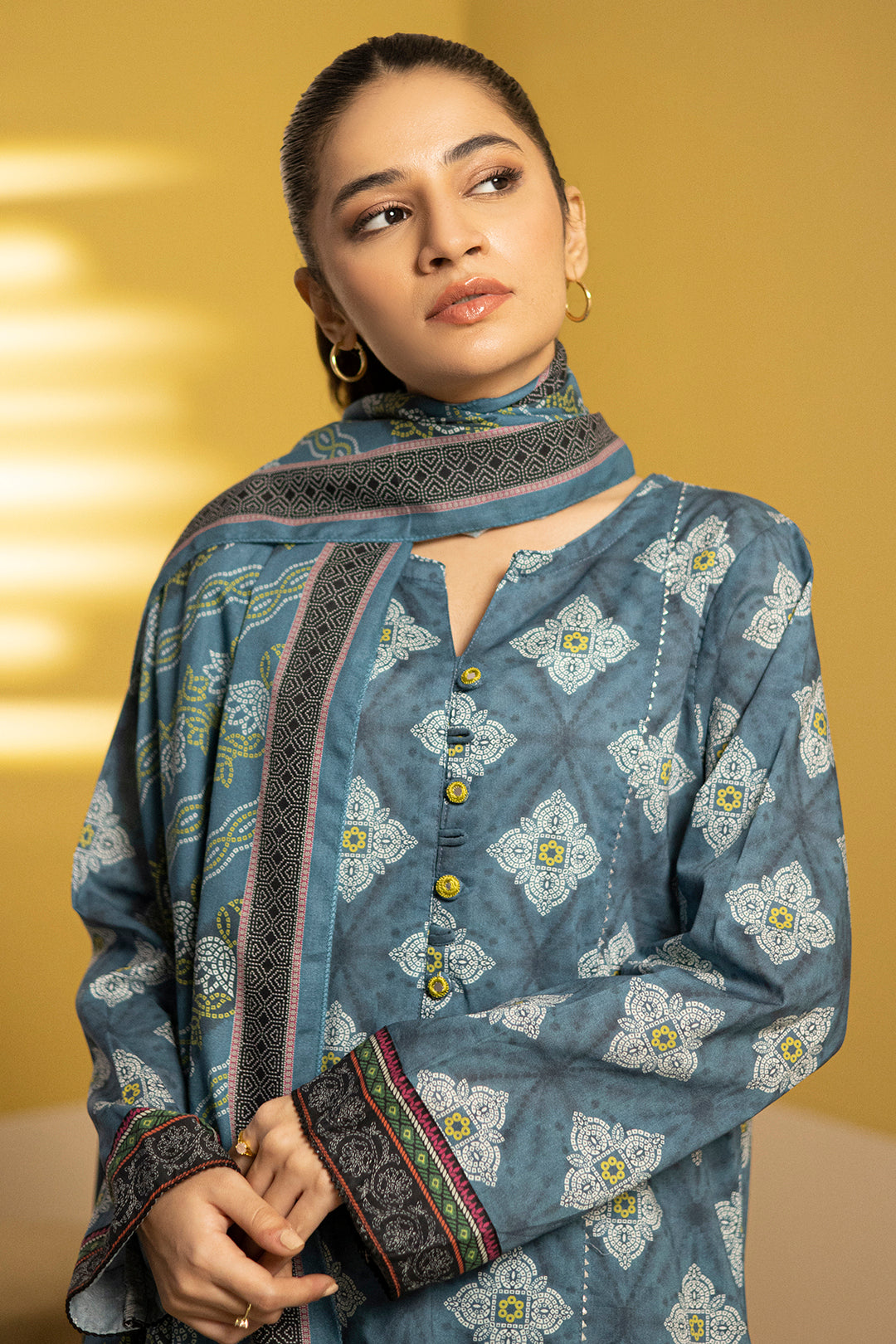 Zellbury | Summer Pret | Kurta Dupatta Trouser - 3244 - House Of Hania