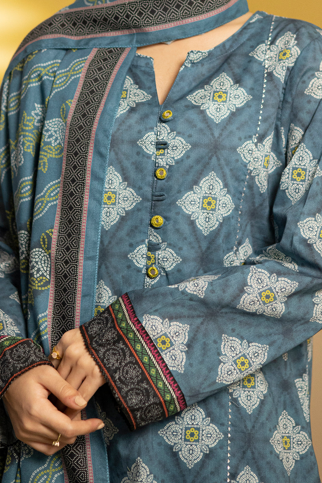 Zellbury | Summer Pret | Kurta Dupatta Trouser - 3244 - House Of Hania