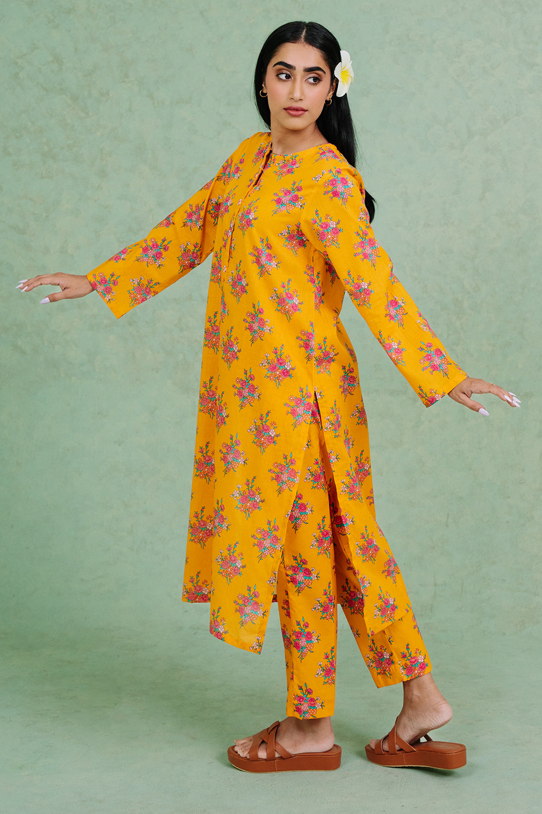 Zellbury | Summer Pret | Kurta Trouser - 2085 - House Of Hania
