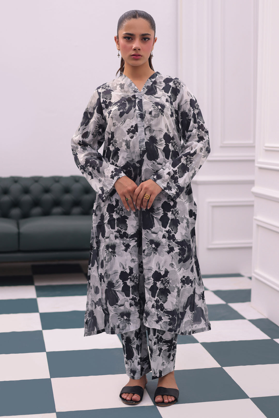 Zellbury | Summer Pret | Kurta Trouser - 2813 - House Of Hania