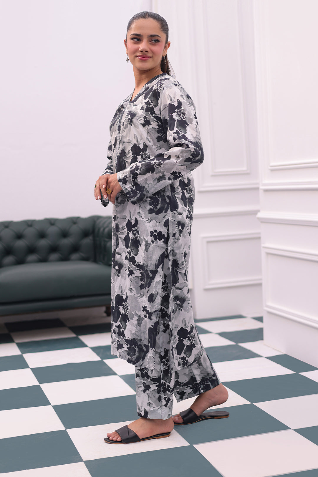 Zellbury | Summer Pret | Kurta Trouser - 2813 - House Of Hania