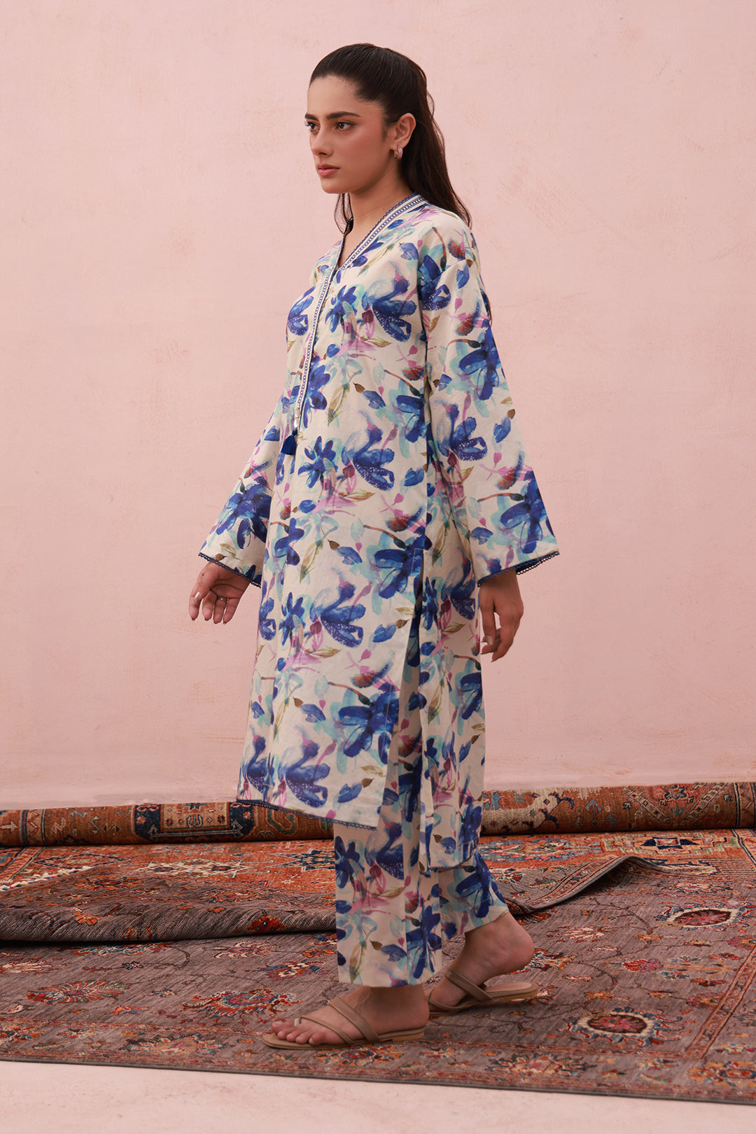 Zellbury | Summer Pret | Kurta Trouser - 2818 - House Of Hania