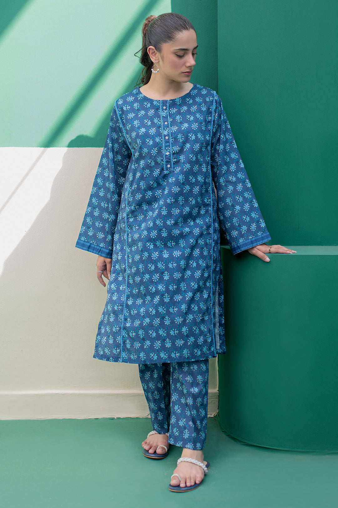 Zellbury | Summer Pret | Kurta Trouser - 2871 - House Of Hania