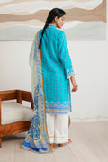 Zellbury | Unstitched 2 Piece Cambric | Embroidered Shirt Dupatta - 0020 - House Of Hania