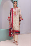 Zellbury | Unstitched 2 Piece Cambric | Embroidered Shirt Dupatta - 0022 - House Of Hania