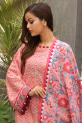 Zellbury | Unstitched 2 Piece Cambric | Embroidered Shirt Dupatta - 0025 - House Of Hania