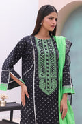 Zellbury | Unstitched 2 Piece Cambric | Embroidered Shirt Dupatta - 0027 - House Of Hania