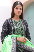 Zellbury | Unstitched 2 Piece Cambric | Embroidered Shirt Dupatta - 0027 - House Of Hania