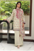 Zellbury | Unstitched 2 Piece Cambric | Embroidered Shirt Dupatta - 0105 - House Of Hania