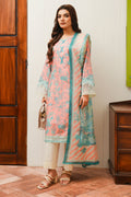 Zellbury | Unstitched 2 Piece Cambric | Embroidered Shirt Dupatta - 0106 - House Of Hania