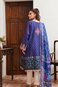 Zellbury | Unstitched 2 Piece Cambric | Embroidered Shirt Dupatta - 0108 - House Of Hania