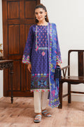 Zellbury | Unstitched 2 Piece Cambric | Embroidered Shirt Dupatta - 0108 - House Of Hania