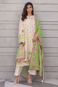 Zellbury | Unstitched 2 Piece Cambric | Embroidered Shirt Dupatta - 0111 - House Of Hania