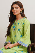 Zellbury | Unstitched 2 Piece Cambric | Embroidered Shirt Shalwar - 0023 - House Of Hania