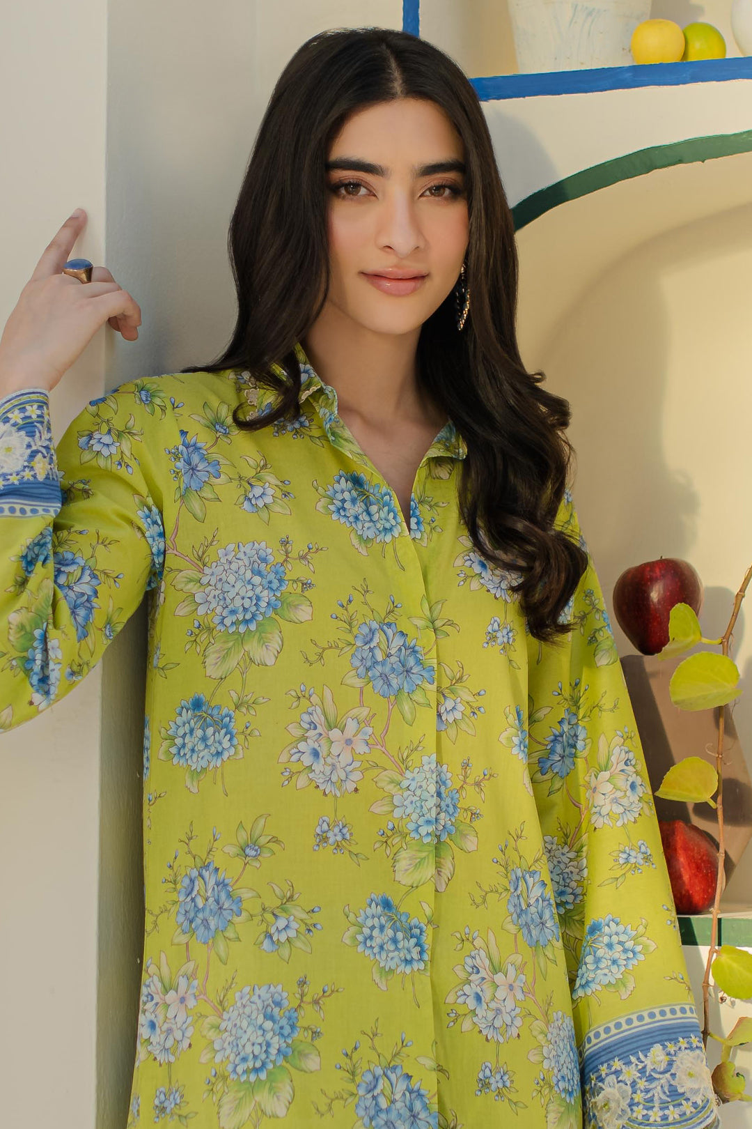 Zellbury | Unstitched 2 Piece Cambric | Embroidered Shirt Shalwar - 0104 - House Of Hania