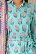 Zellbury | Unstitched 2 Piece Cambric | Shirt Dupatta - 0001 - House Of Hania