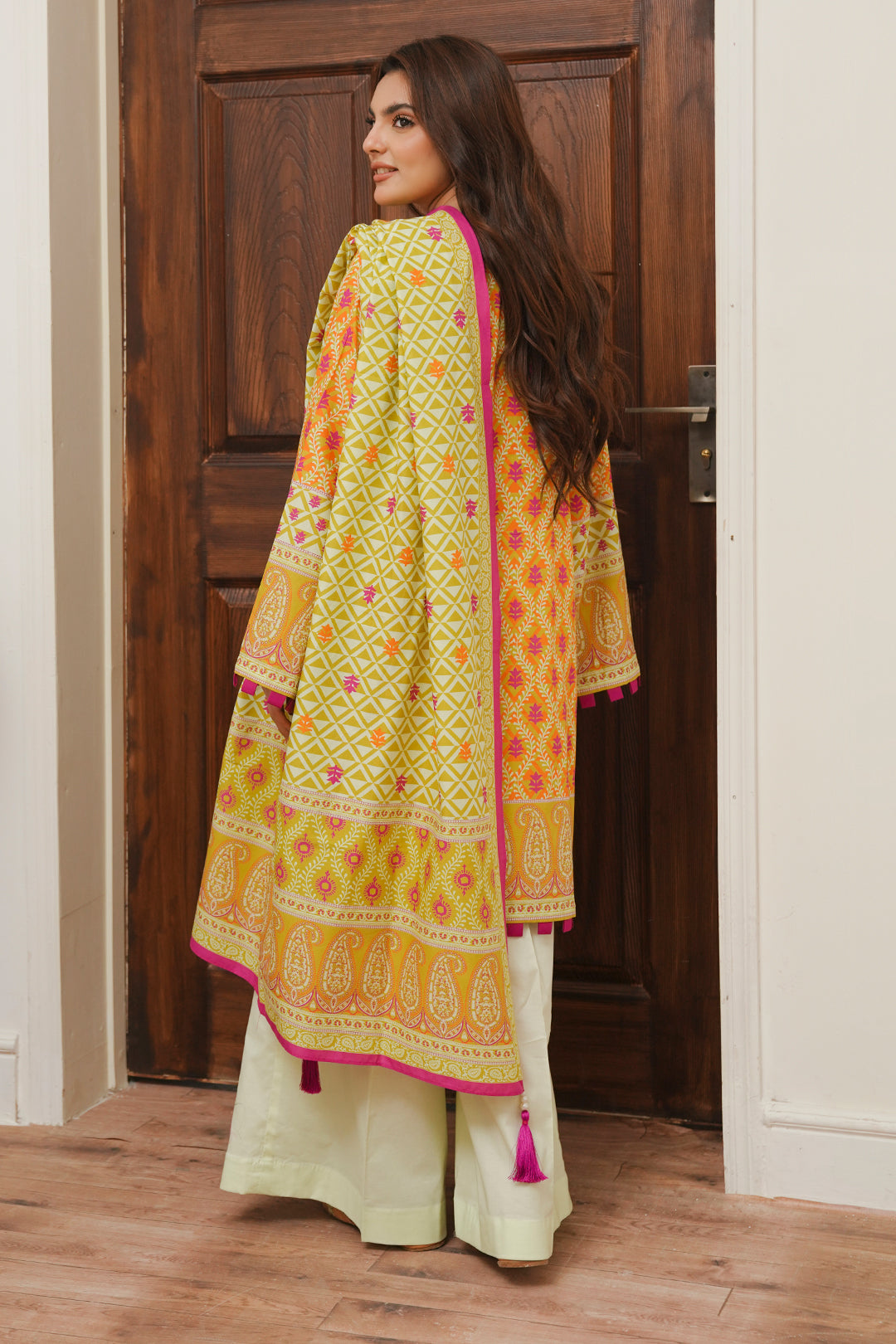 Zellbury | Unstitched 2 Piece Cambric | Shirt Dupatta - 0005 - House Of Hania