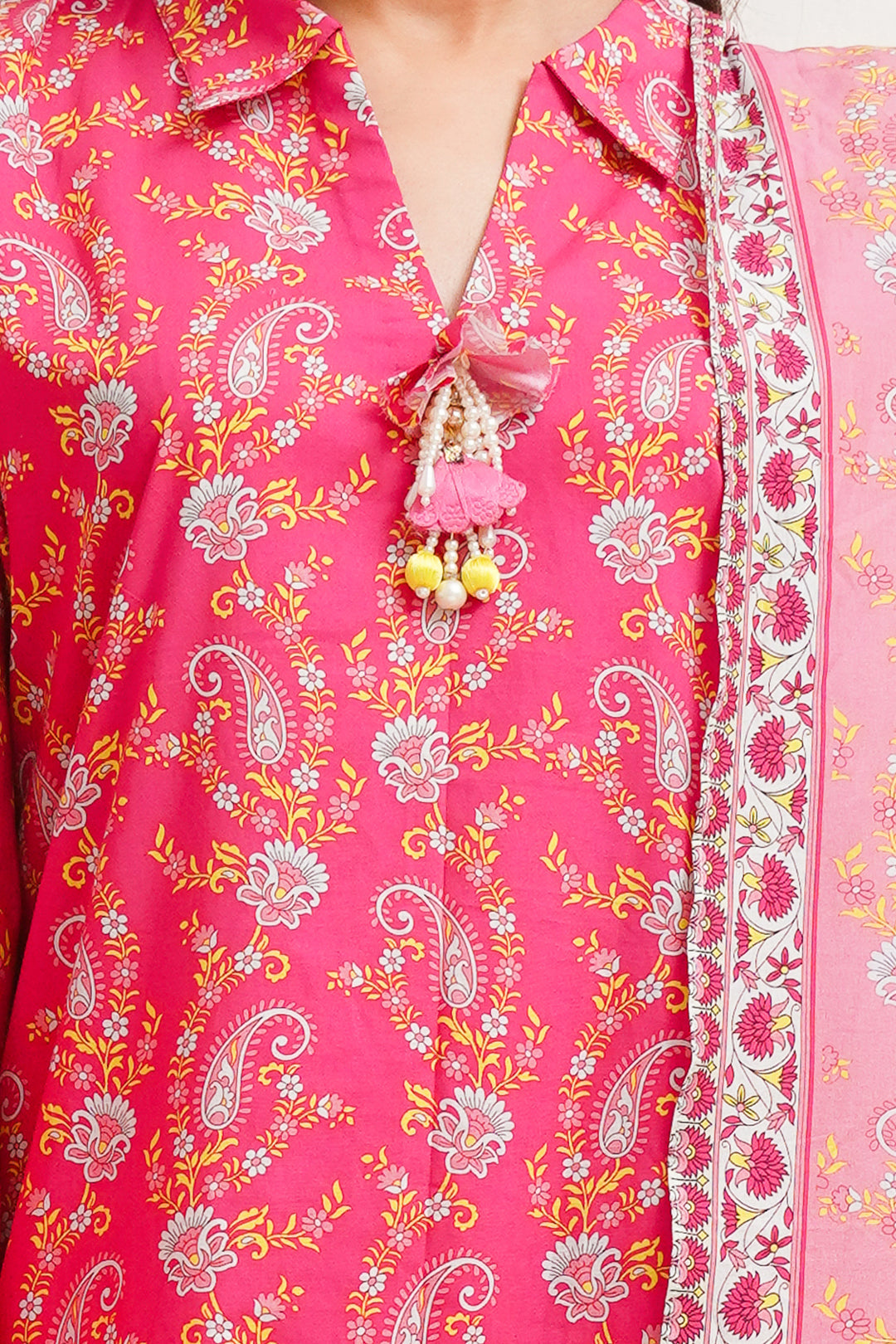 Zellbury | Unstitched 2 Piece Cambric | Shirt Dupatta - 0093 - House Of Hania