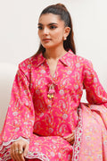 Zellbury | Unstitched 2 Piece Cambric | Shirt Dupatta - 0093 - House Of Hania
