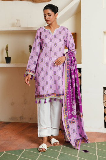 Zellbury | Unstitched 2 Piece Cambric | Shirt Dupatta - 0094 - House Of Hania