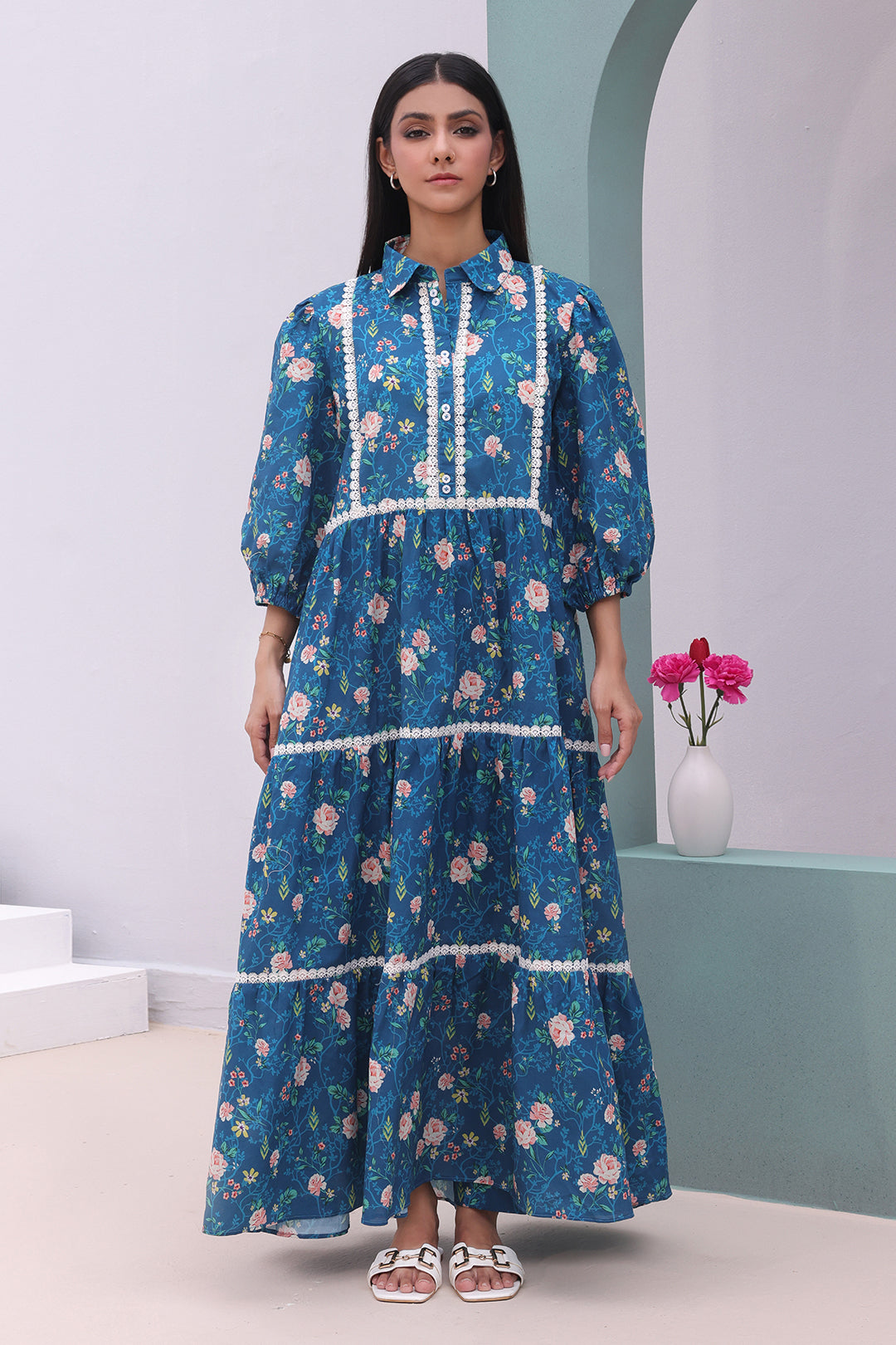 Zellbury | Unstitched 2 Piece Cambric | Shirt Shalwar - 0011 - House Of Hania