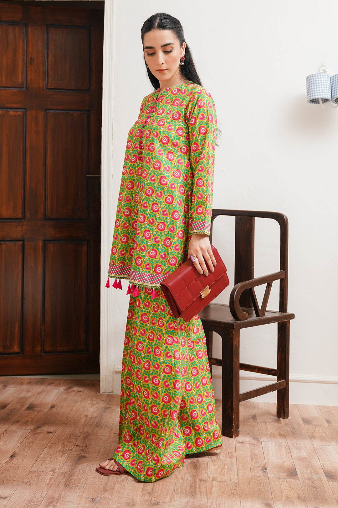 Zellbury | Unstitched 2 Piece Cambric | Shirt Shalwar - 0013 - House Of Hania
