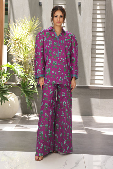 Zellbury | Unstitched 2 Piece Cambric | Shirt Shalwar - 0014 - House Of Hania