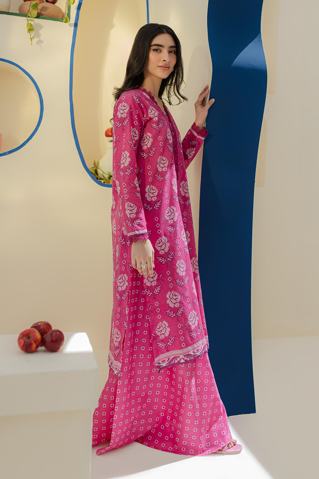 Zellbury | Unstitched 2 Piece Cambric | Shirt Shalwar - 0017 - House Of Hania