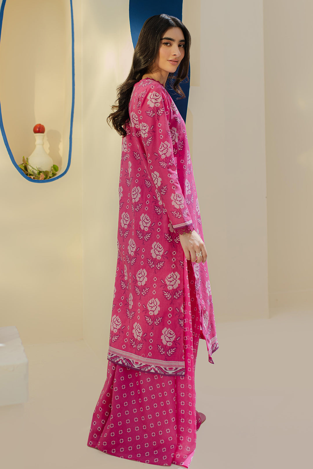 Zellbury | Unstitched 2 Piece Cambric | Shirt Shalwar - 0017 - House Of Hania